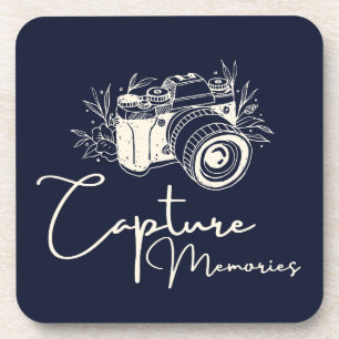 Porta-copo Citação de Fotografia de Captura de Memórias