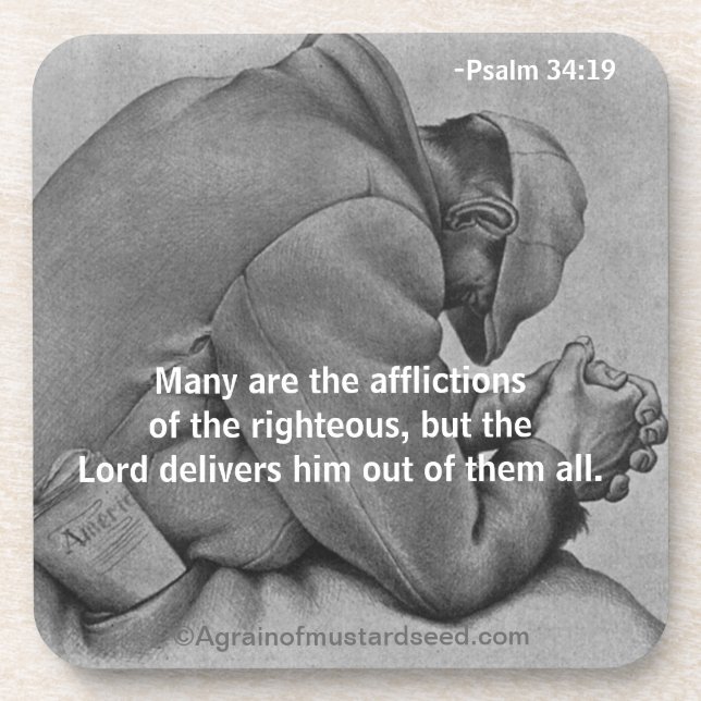 Porta-copo Citações Cristãs Inspiradoras (Frente)