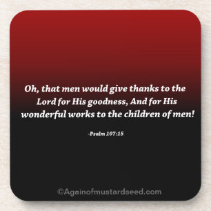 Porta-copo Citações Religiosas