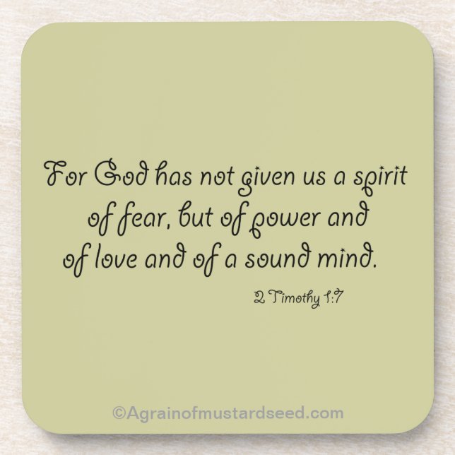 Porta-copo Citações Religiosas (Frente)