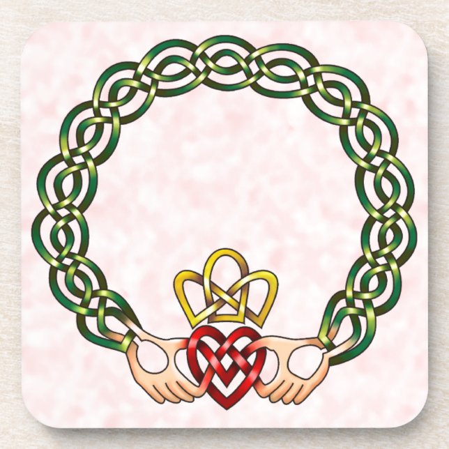 Porta-copo Claddagh (Frente)