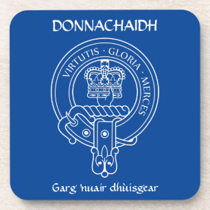 Porta-copo Clan Donnachaidh (Robertson) Crest & War Cry