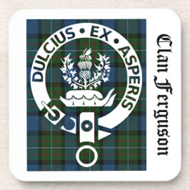 Porta-copo Clan Ferguson Crest Tartan