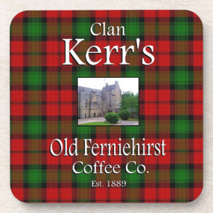 Porta-copo Clan Kerr's Old Ferniehirst Coffee Co.