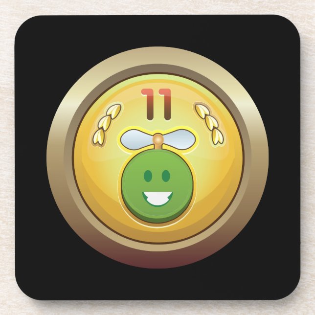 Porta-copo Classe Glitevement numismatizer griffin (Frente)