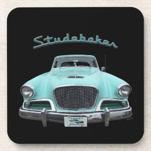 Porta-copo Classic Vintage Studebaker Silver Hawk 1959 Car