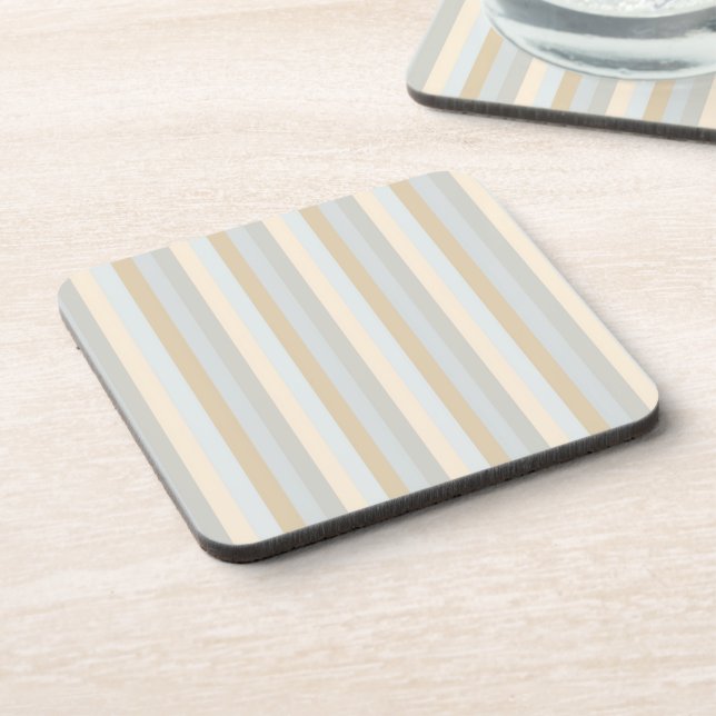 Porta-copo Classy Soft Colored Greys Vertical Stripes (Left Side)