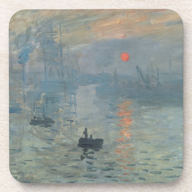 Porta-copo Claude Monet Impression Sunrise Soleil Levant (Frente)