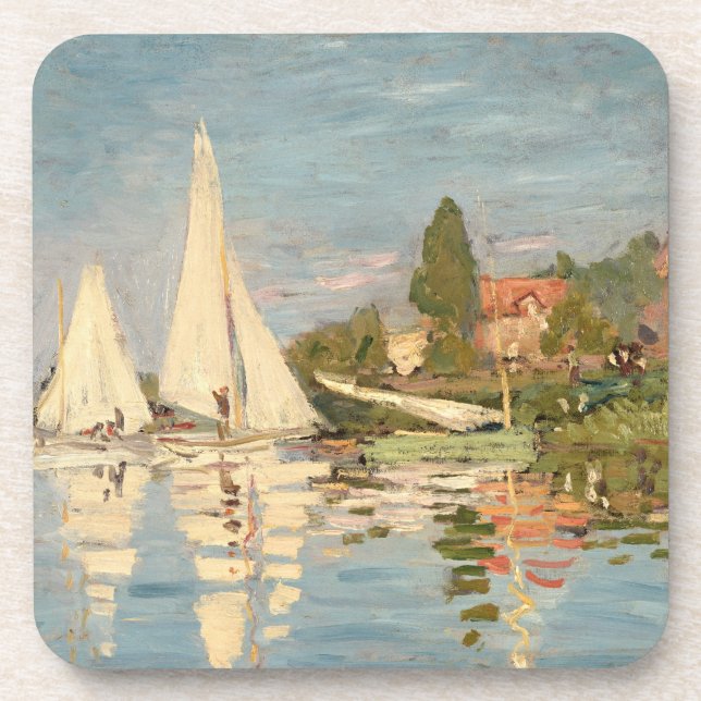 Porta-copo Claude Monet | Regatta at Argenteuil, c.1872 (Frente)