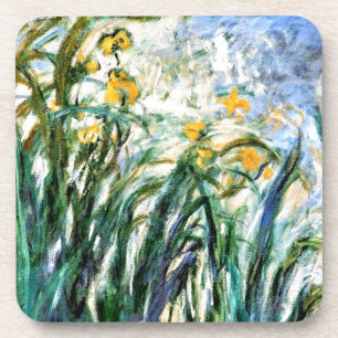 Porta-copo Claude Monet Yellow Irises e Malva 19