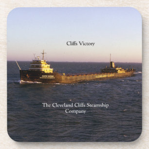 Porta-copo Cliffs Victory set of 6 hard plastic coasters