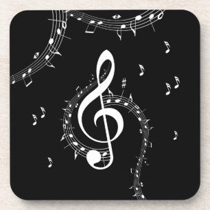 Porta-copo Climacic G Clef Music Black