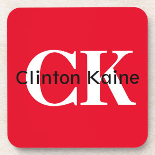 Porta-copo Clinton Kaine - CK 2016