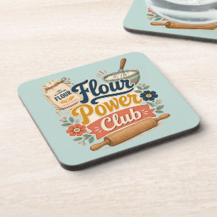 Porta-copo Clube de Panificação Flour Power Cottage