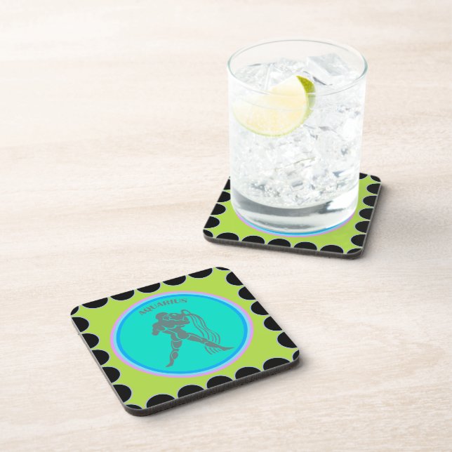 Porta-copo Coaster de Bebidas Aquário (Lado Direito)