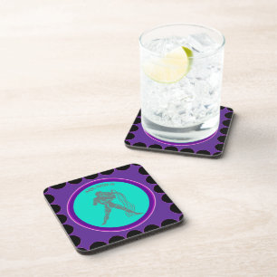 Porta-copo Coaster de Bebidas Aquário