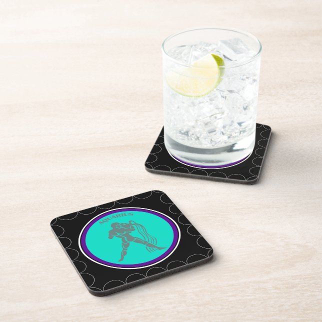 Porta-copo Coaster de Bebidas Aquário (Lado Direito)