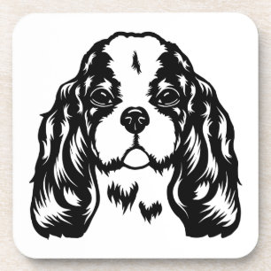 Porta-copo Coaster de Bebidas Caninas do Rei Charles Spaniel