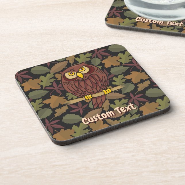 Porta-copo Coaster De Bebidas De Cartoons Da Coruja (Left Side)