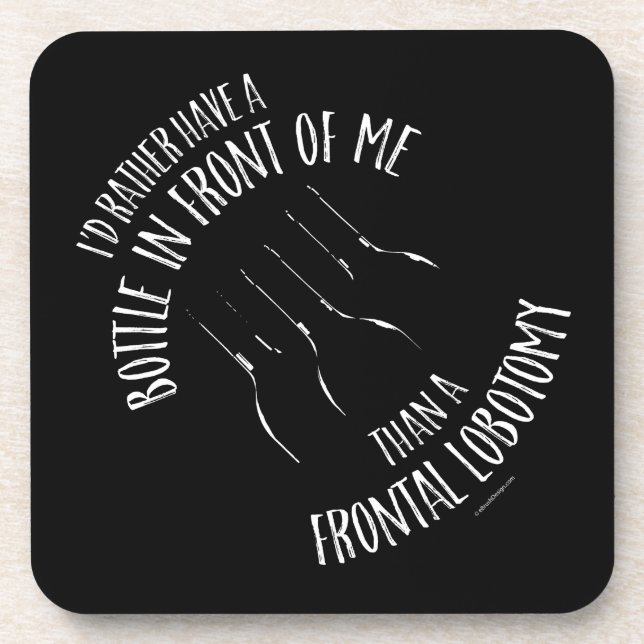Porta-copo Coaster de Bebidas de Lobotomia Frontal (Frente)