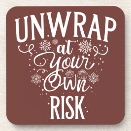 Porta-copo Coaster de Bebidas de Natal Engraçado