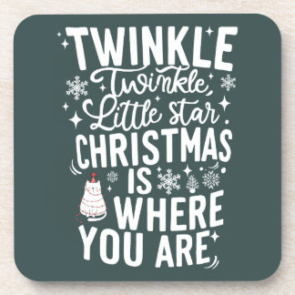 Porta-copo Coaster de Bebidas de Natal Engraçado