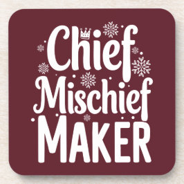 Porta-copo Coaster de Bebidas de Natal Engraçado