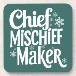 Porta-copo Coaster de Bebidas de Natal Engraçado