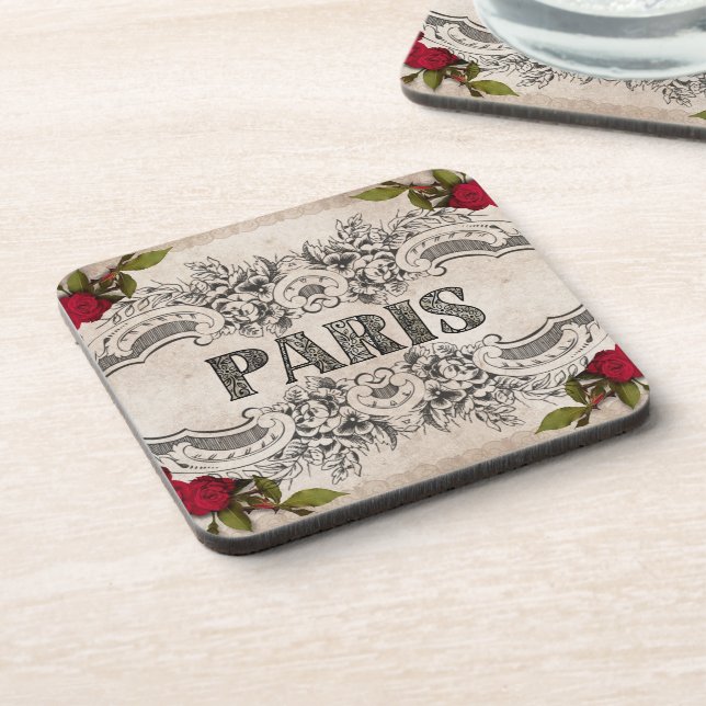 Porta-copo Coaster de Bebidas de Paris (Left Side)