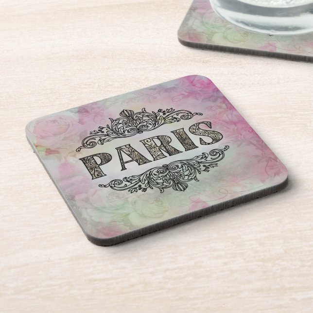 Porta-copo Coaster de Bebidas de Paris (Left Side)