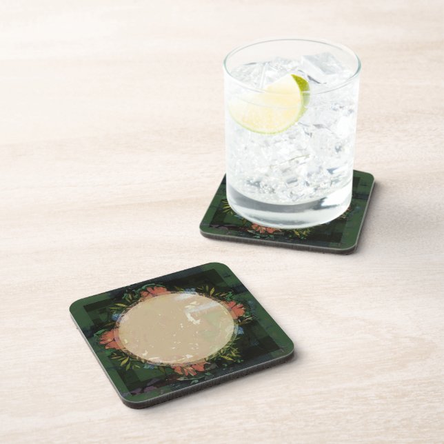Porta-copo Coaster de Bebidas de Quadros (Lado Direito)