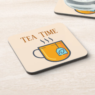 Porta-copo Coaster De Bebidas Do Tea Time