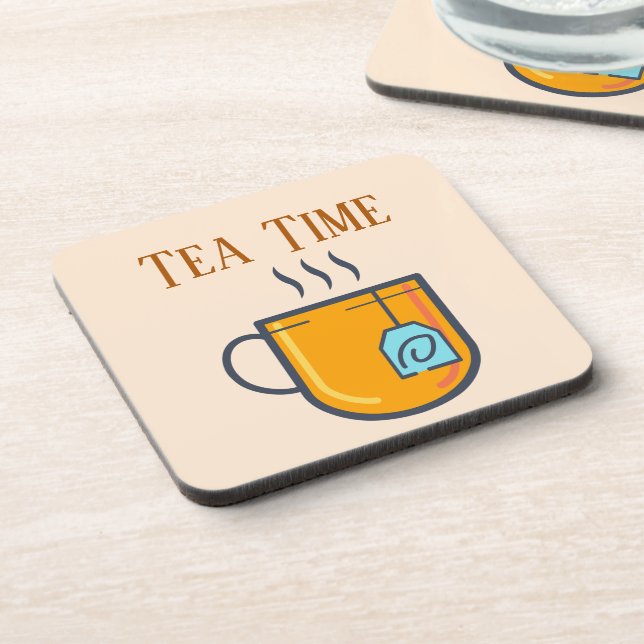 Porta-copo Coaster De Bebidas Do Tea Time (Left Side)