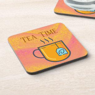 Porta-copo Coaster De Bebidas Do Tea Time