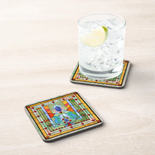 Porta-copo Coaster De Bebidas Fantasy De Vidro Stido
