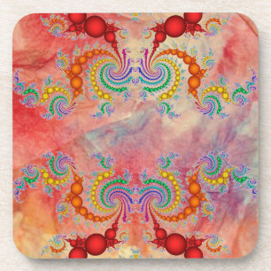Porta-copo Coaster De Bebidas Marble Rosa