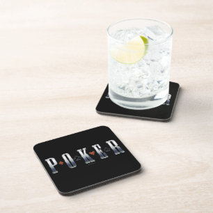 Porta-copo Coaster de Bebidas Poker