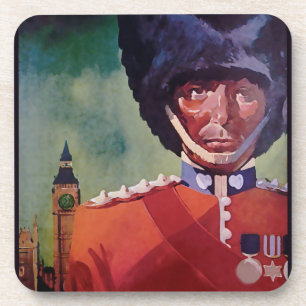 Porta-copo Coaster de bebidas Poster de Londres