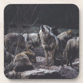 Porta-copo Coaster De Bebidas Wolf Pack