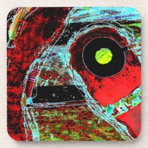 CoasterFrequency - Serpente Abstrato Plástico Ríg