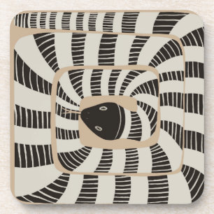 Porta-copo Cobra de Bandas com Abstrato de Diversão   COBRA