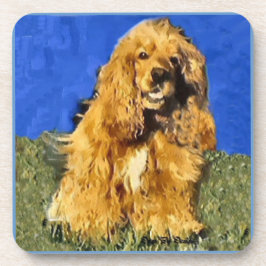 Porta-copo Cocker Spaniel Art