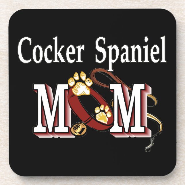 Porta-copo Cocker Spaniel Dog Mãe (Frente)