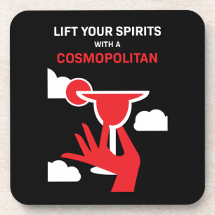 Porta-copo Cocktail cosmopolita