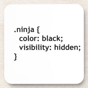 Porta-copo código ninja, script