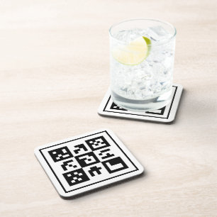 Porta-copo código qr