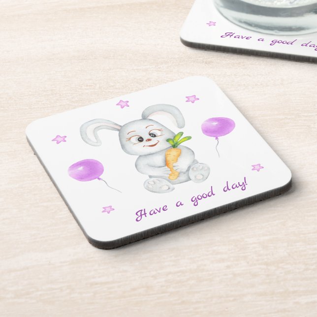 Porta-copo Coelhinho bonito para um bom humor (Left Side)