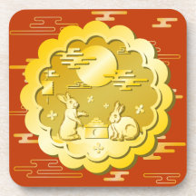 Coelho da Lua Dourada do Festival de outono do méd