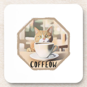 Porta-copo Coffeow Ocupado Gato Bonito