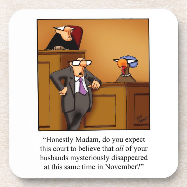 Porta-copo Coisas de Ação de Graças - Portas copos engraçadas (Frente)